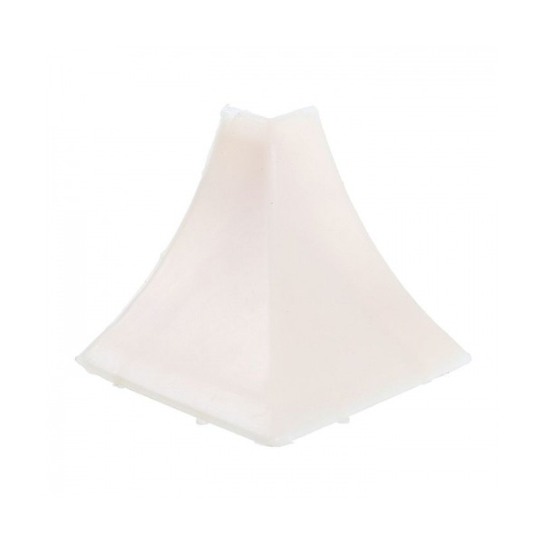 Нар.угол к плинтусу д/столешницы "Идеал"008/Слоновая кость