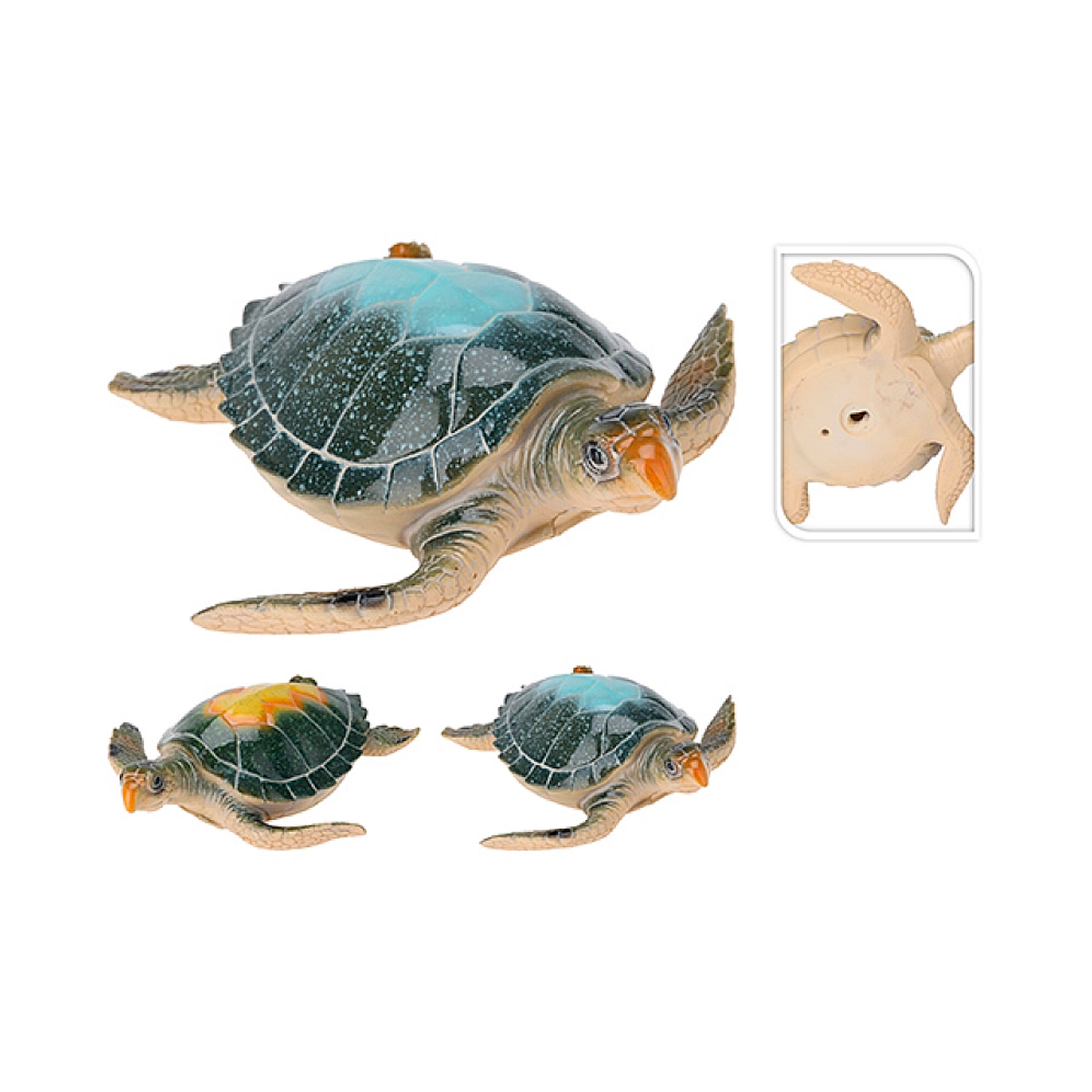 Фигура садовая Черепаха 2 дизайна в ассортименте 795420430 К