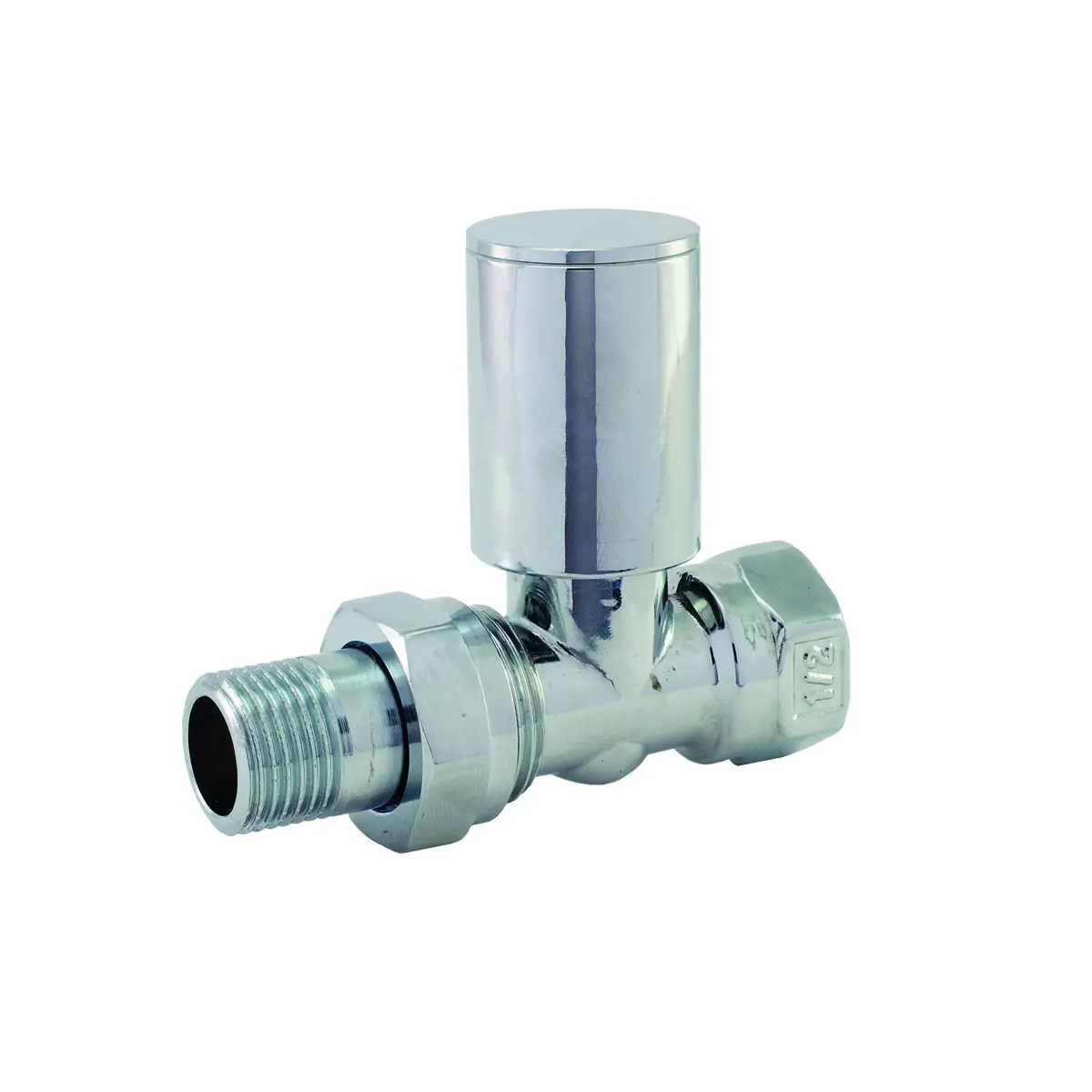 Кран радиаторный Хром FADO 1/2" прямой верхний арт.RC03