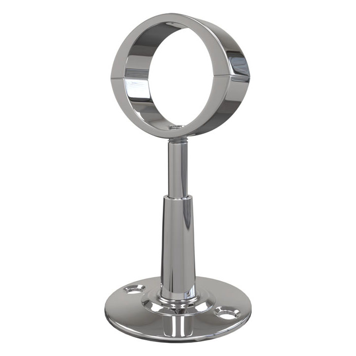 Крепление телескопическое 1" разъемное (Хром) арт.06424