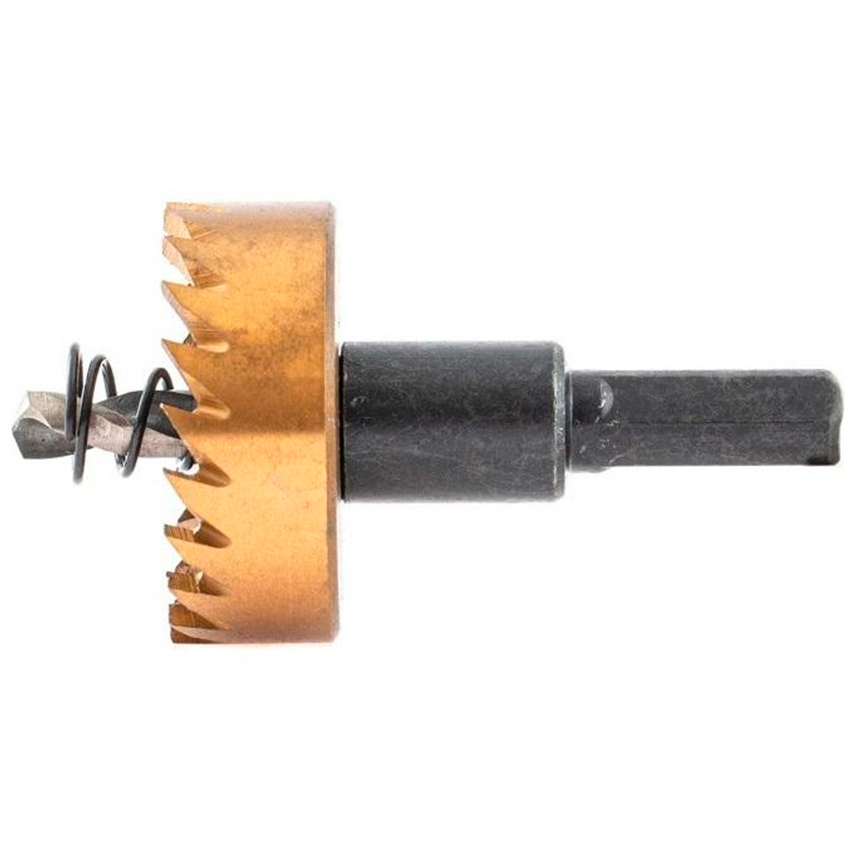 Коронка по металлу HSS, 35 мм, нитридтитановое покрытие //Denzel