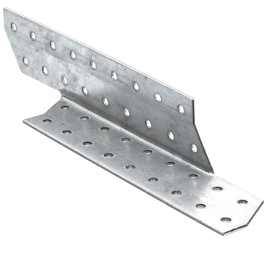 Держатель балки 32х32х250х2,0мм левый (белый цинк 1 шт)