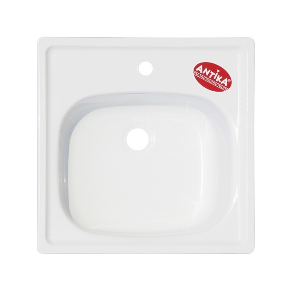 Мойка Antika эмаль. униф. с кронш. 500*500мм арт.AMC-51101
