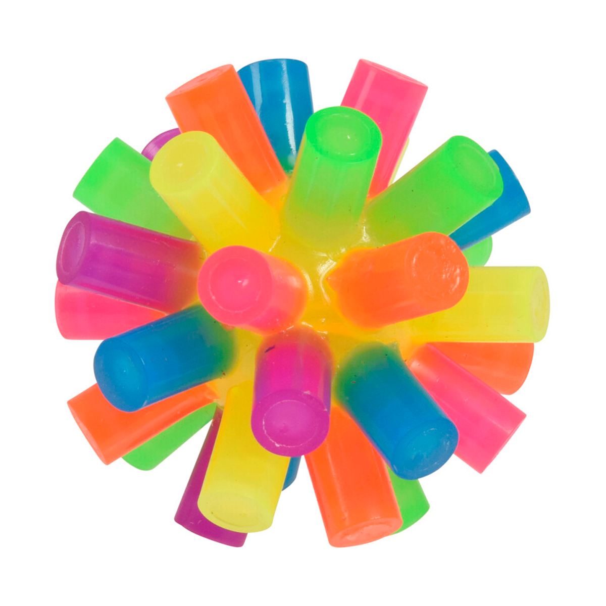 Мяч с липучками и подсветкой 7х7 см DL9100060 К