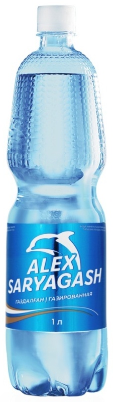 Вода Alex Saryagash газированная 1л