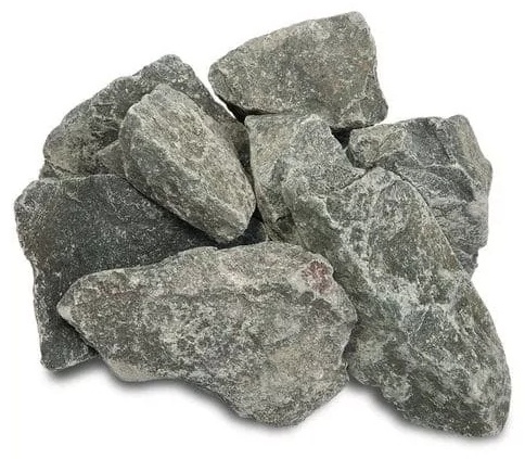 Камень Банные штучки, Габбро-Диабаз, колотый, мелкая фракция (40-80 мм), 20 кг 33250