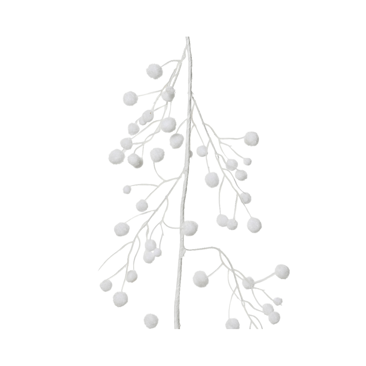 Гирлянда искусственная Kaemingk снежная, белая 130х12х5 см 474027