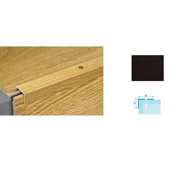 Профиль угловой  ПУ 03. дуб венге.0,9м