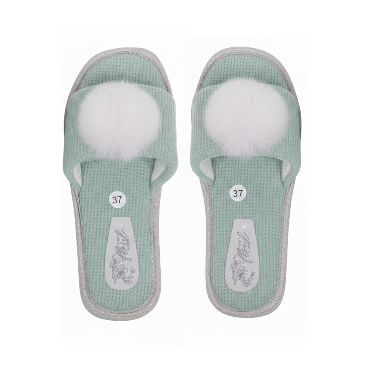 Тапочки LuckyLand домашние женские р-р 36-41 в ассортименте 4404 W-CH-O