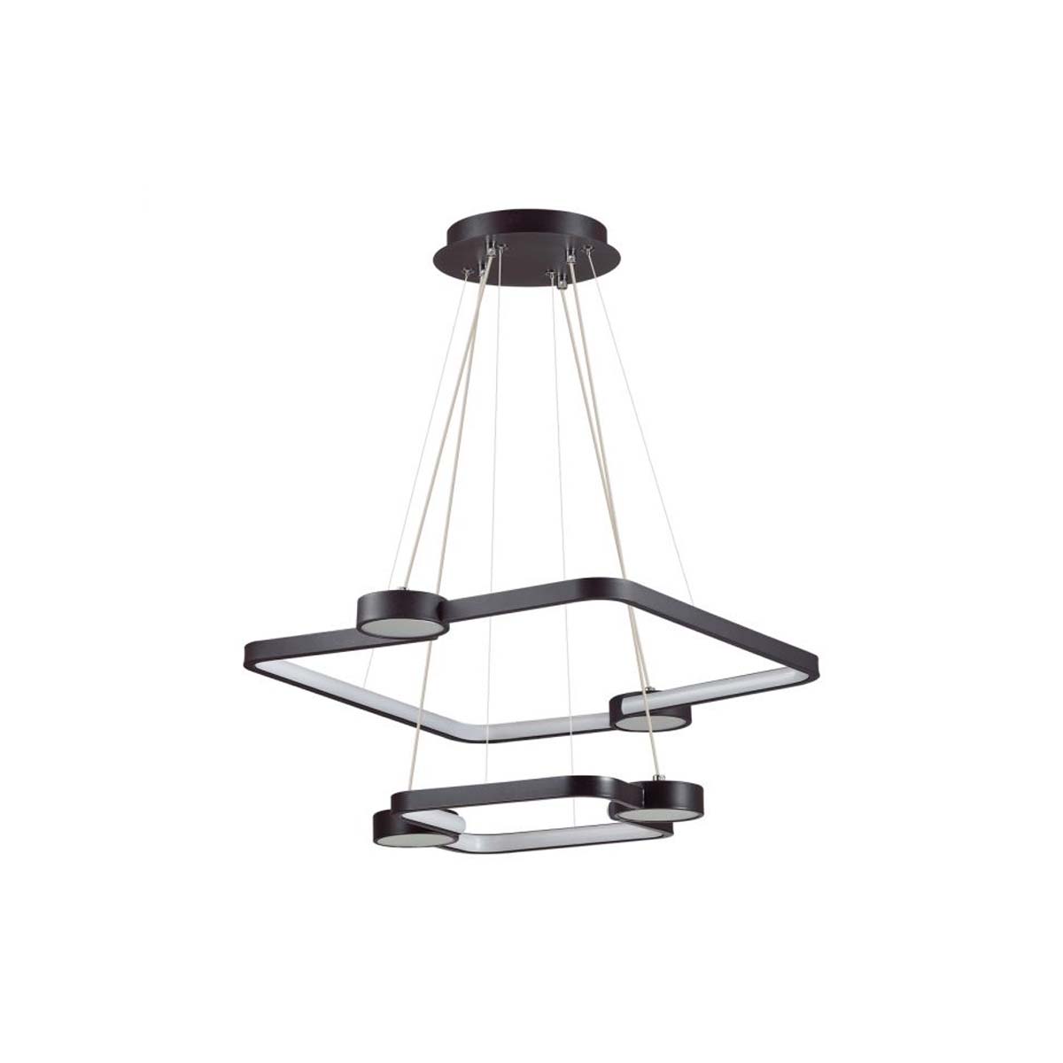 Люстра LEDIO LN23 черный LED 92W 4558Лм 220V SHERIDAN 5250/92L