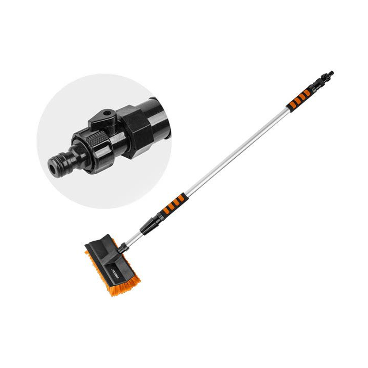 Щетка для мытья 125-207см телескоп. STARTUL PROFI (ST9077-02), арт.ST9077-02