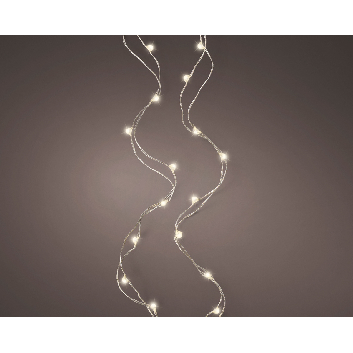 Микрогирлянда 95 см на батарее CR2032/LR44 (в кпл.не входит) таймер на 6 ч.480512 Kmg