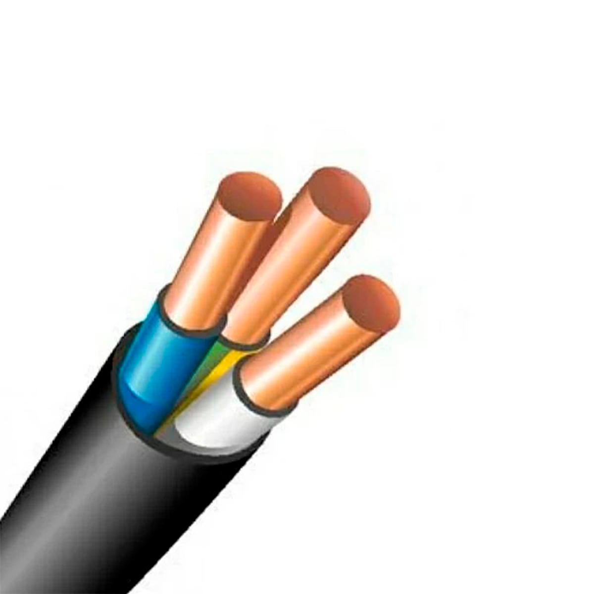 Кабель ВВГнг 3х6 /NN/