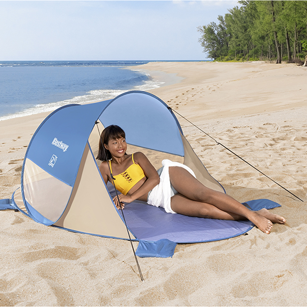 Палатка пляжная Bestway БИЧ КВИК-2 Beach Quick-2 200x120x90см 68107