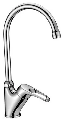 Смеситель д/к Lemark LM3105C "Омега" с высоким поворотным  изливом, хром