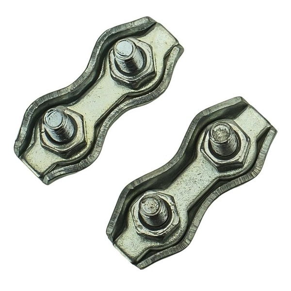 Зажим троса Duplex  2мм(2 шт) "Fixbox"