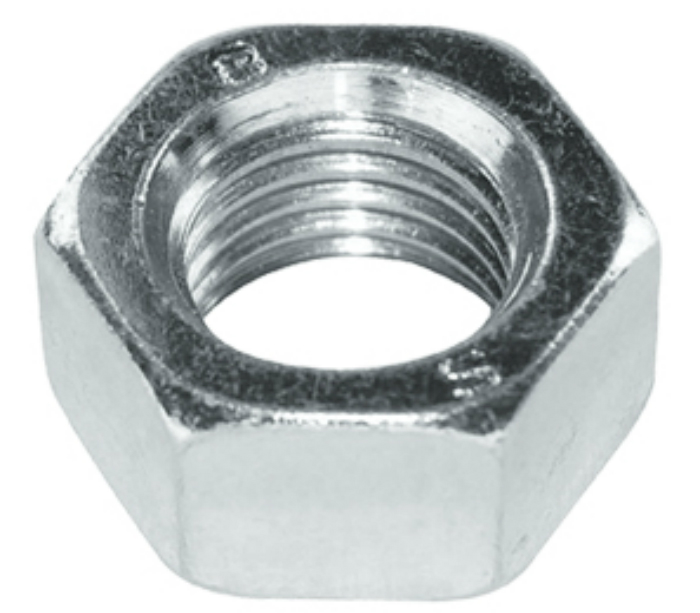 Гайка М4 шестигр., цинк, кл.пр. 5.8, DIN 934 (50 шт в зип-локе) STARFIX