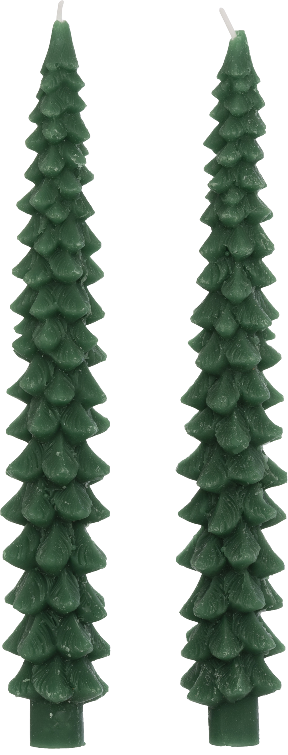 Набор столовых свечей Feeric 2 шт зеленый 208429B