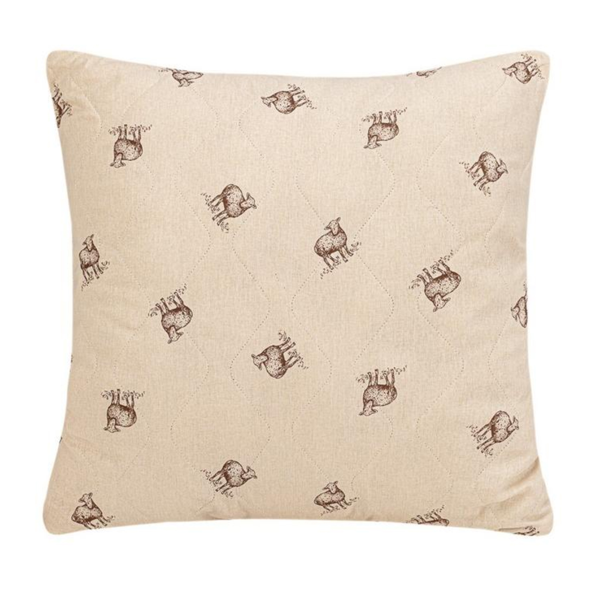 Подушка Василиса 70х70 см шерсть мериноса поплин