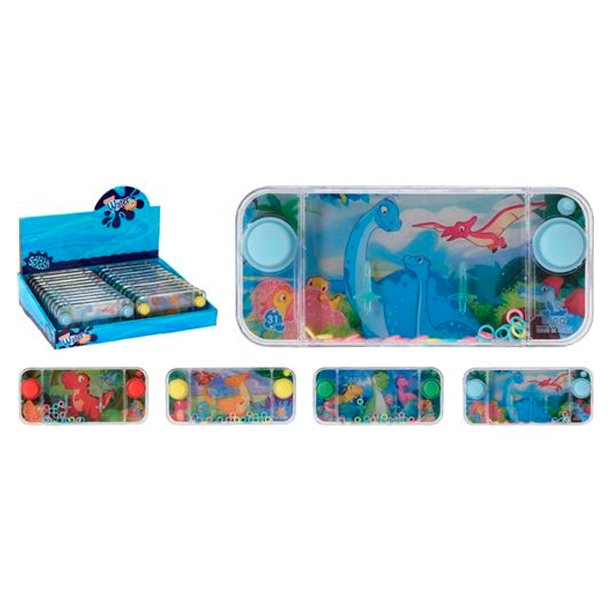 Игра водяной тетрис Дино 15,5х6,8х2 см 4 цвета в ассортименте S34939670 К