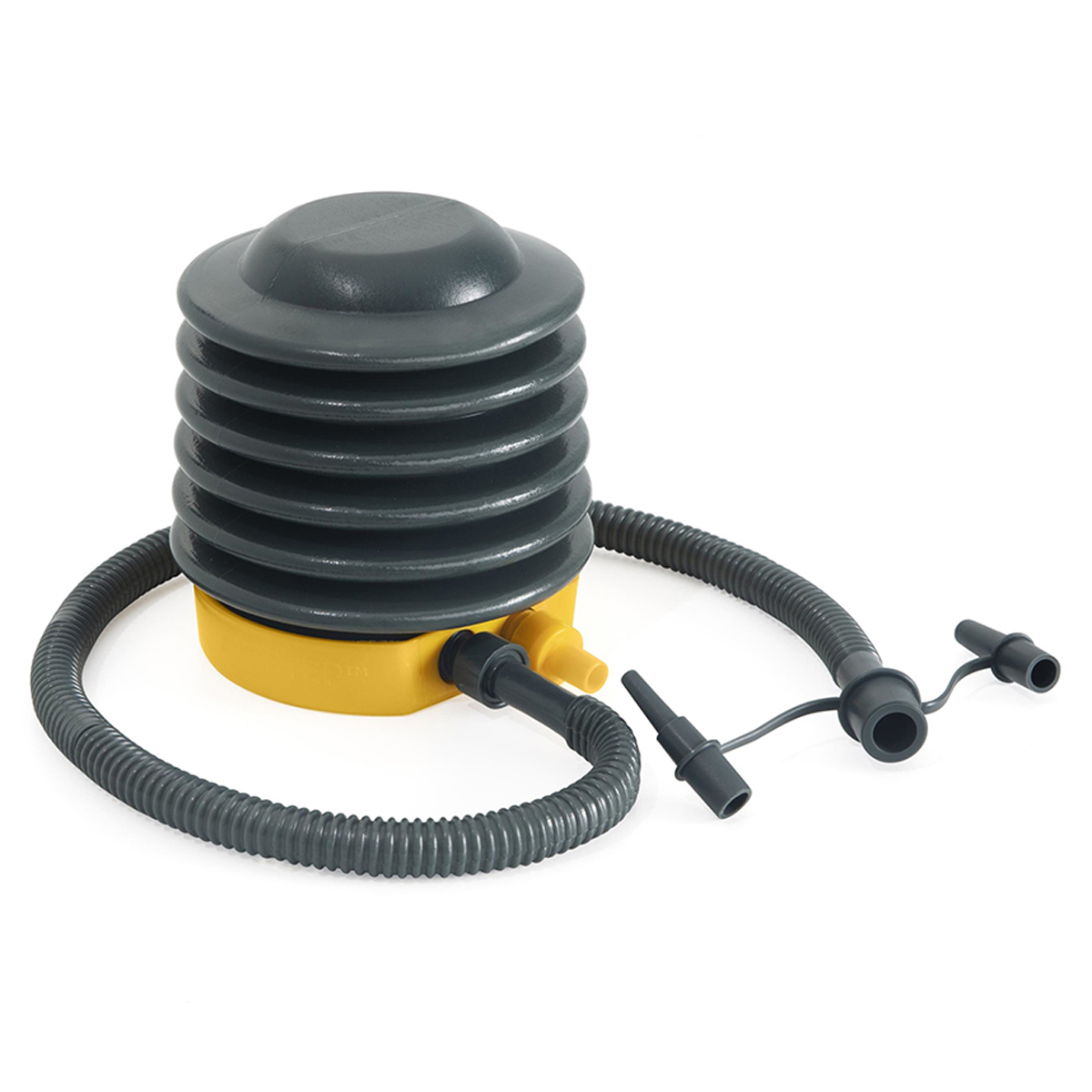 Ножной насос 13 см. Bestway гибкий шланг (0,8 м), 3 адаптера