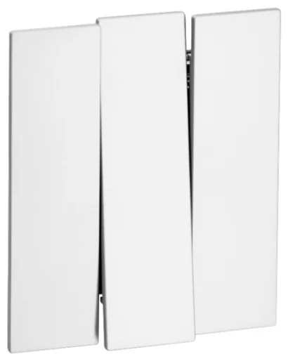 Выключатель 3 кл 10А с/у б/рамки QUATTRO ARCTIC WHITE UNIT (10)