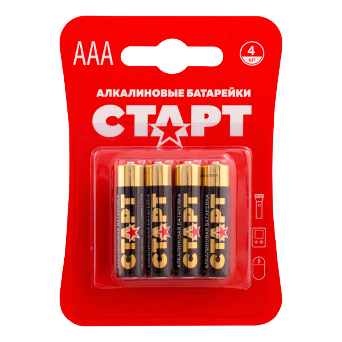 Эл пит. СТАРТ 24 LR03-BL4 N блистер 4 шт.