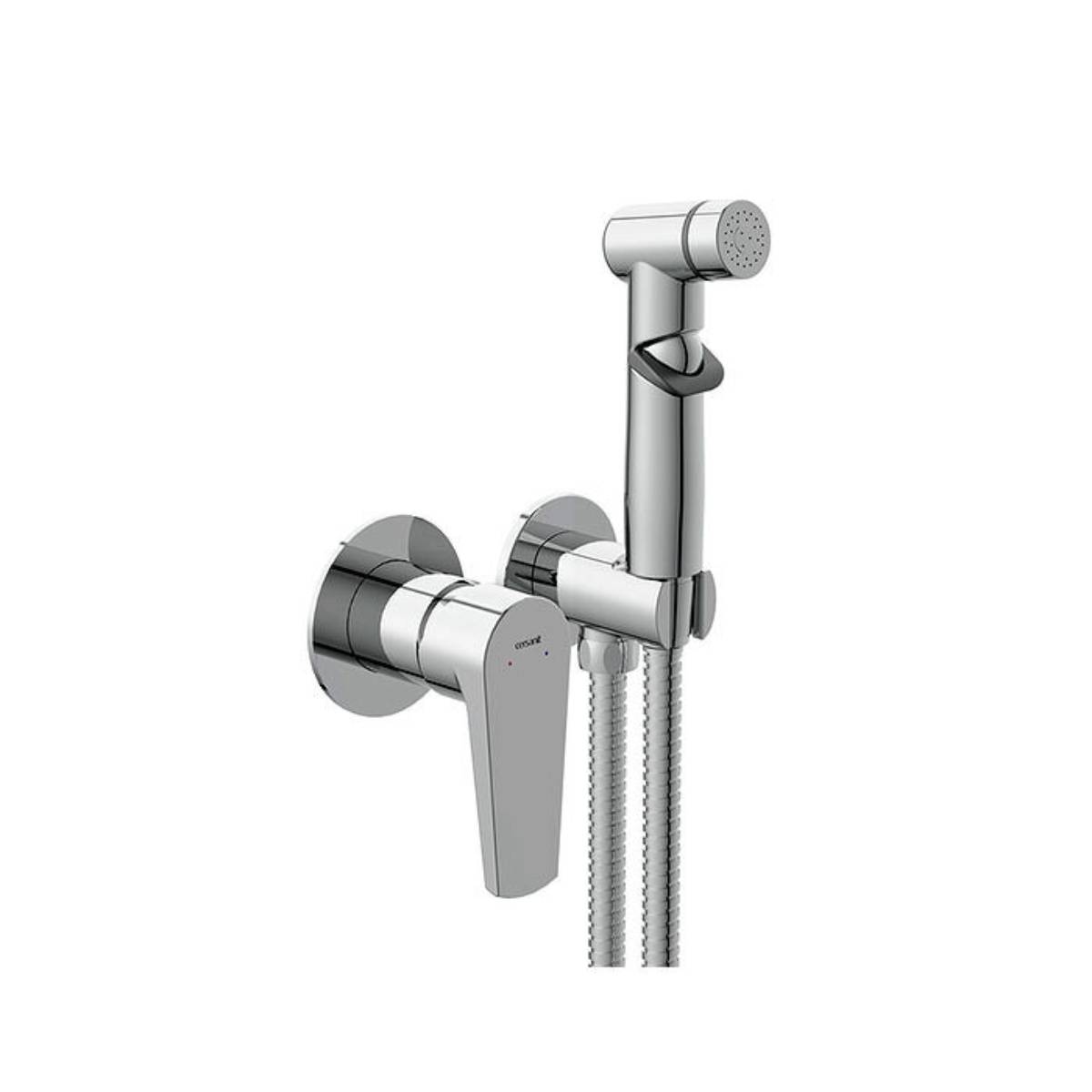 Смеситель с гигиеническим душем CERSANIT MODUO встраиваемый, однорычажный арт.64105