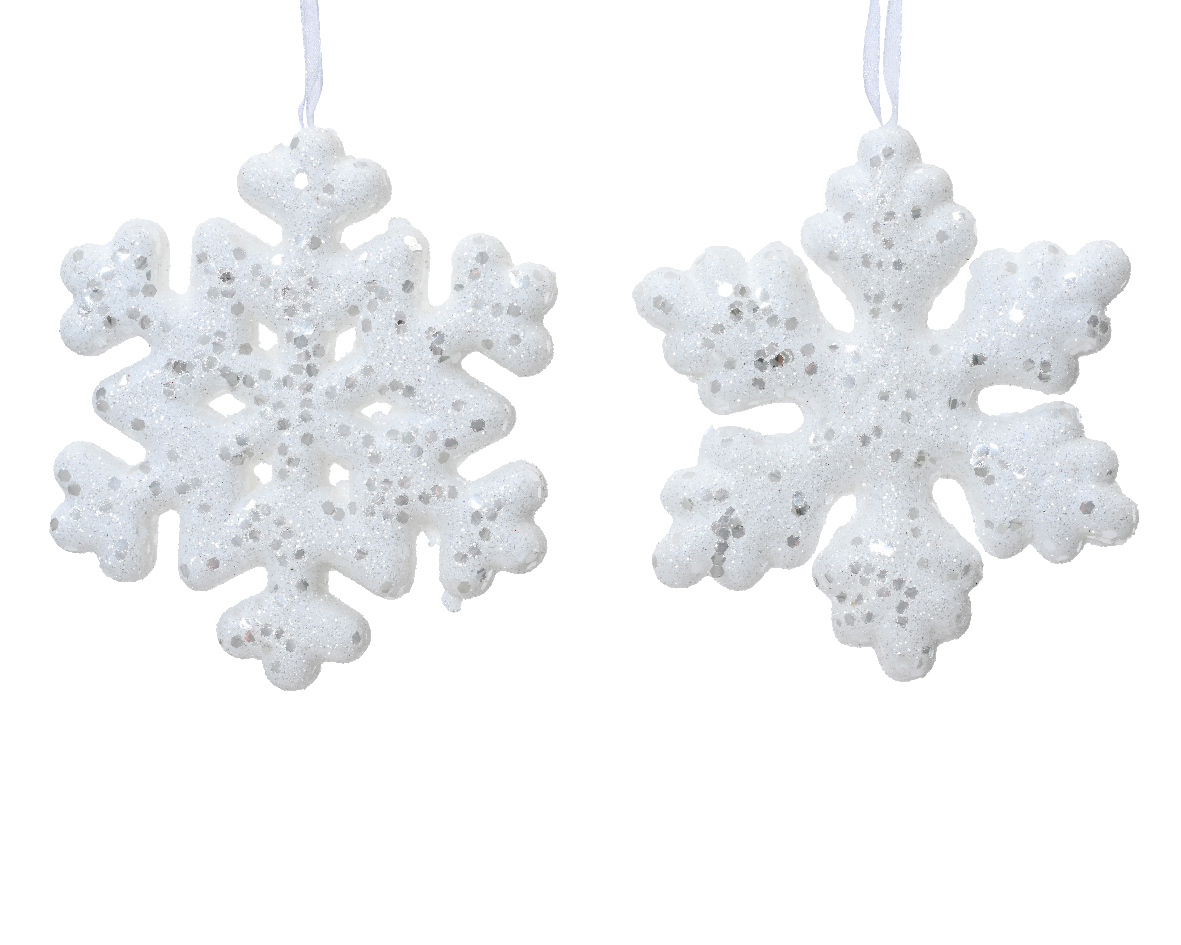 Украшение подвесное Snowflake 11 см 2 вида в ассортименте 470029 Kmg