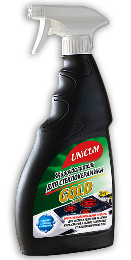 Средство UNICUM для стеклокерамических плит, 500 мл
