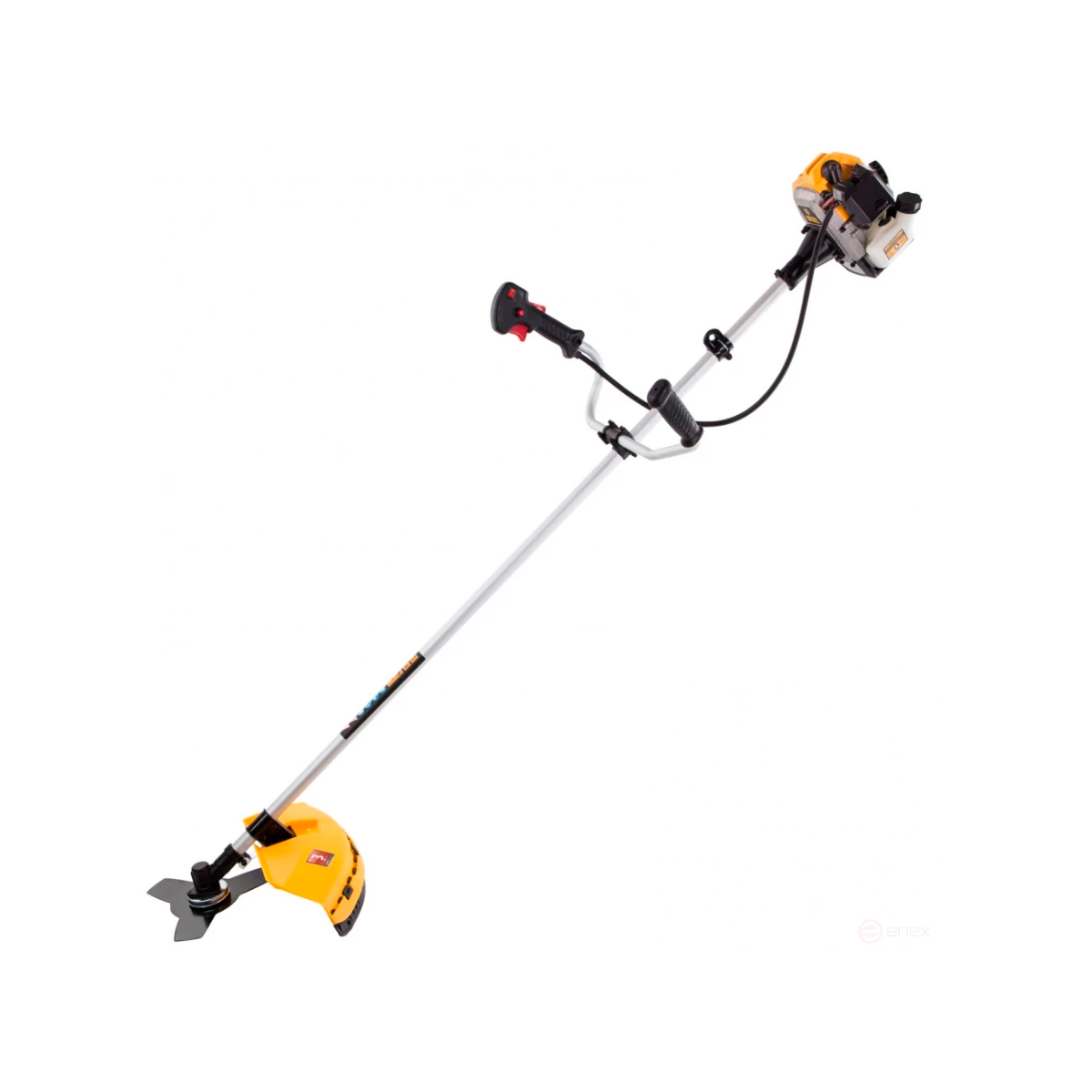 Триммер бензиновый DR-25, 25 см3, неразъемная штанга, состоит из 2 частей// Denzel