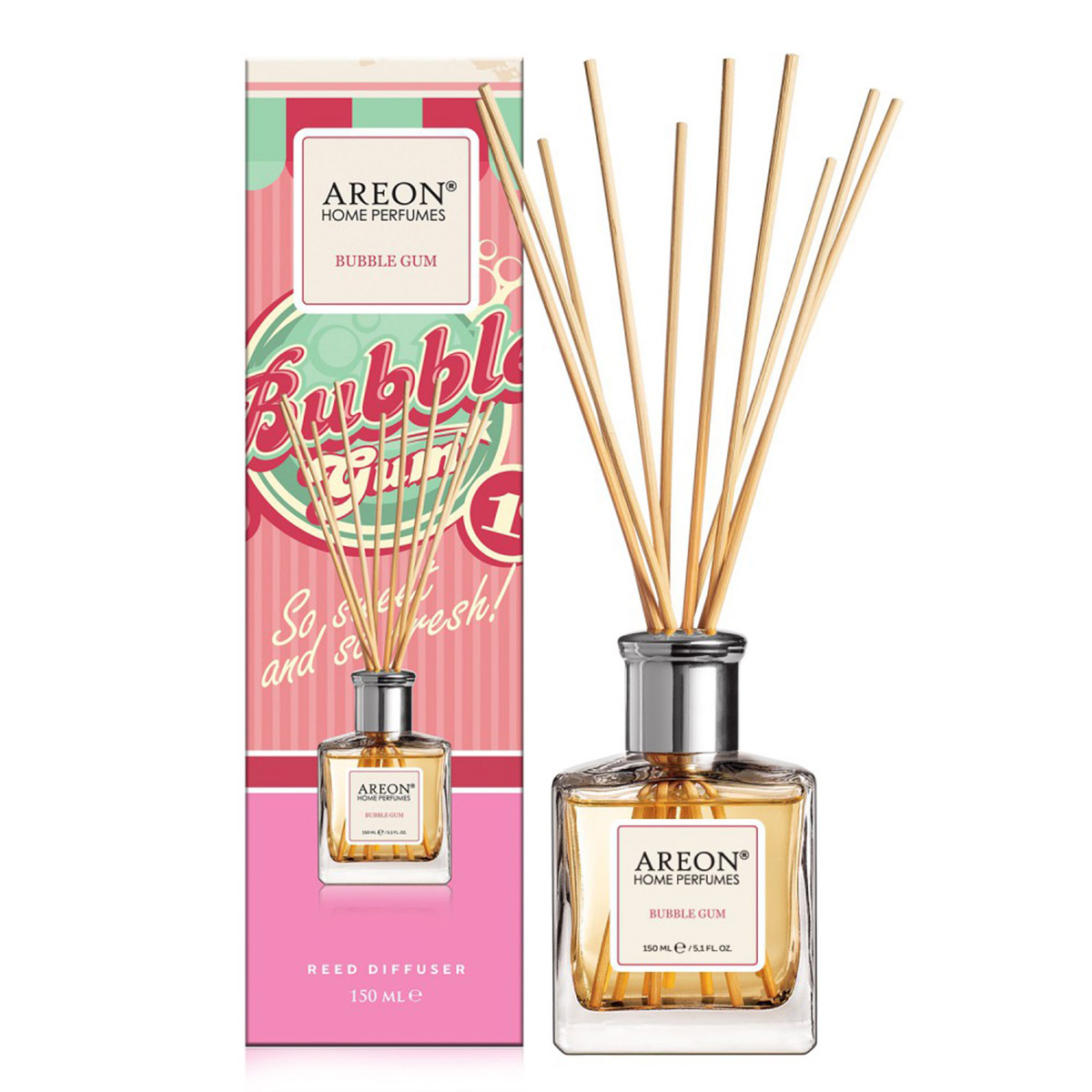 Аромадиффузор Areon Home Perfume 150 мл Bubble Gum