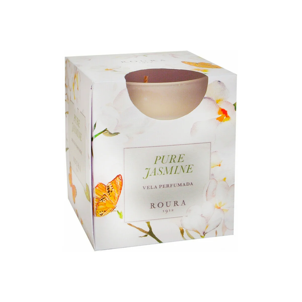 Аромасвеча ROURA в стакане Жасмин 8,5х7 см (PURE JASMINE) Испания