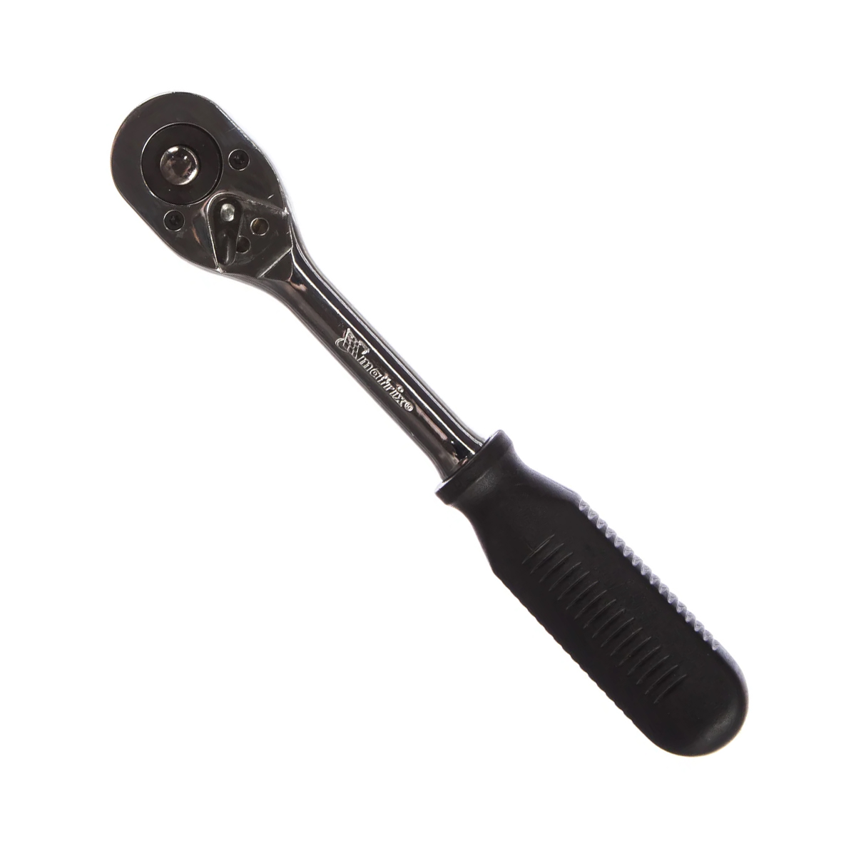 Ключ-трещотка 1/4" с переключателем, CrV, хромированный// MATRIX MASTER