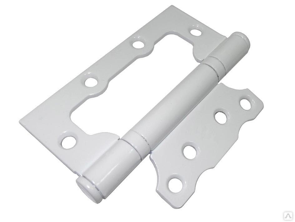 Навес дверной бабочка белый FH-100-WP flush hinge Навес дверной бабочка белый FH-100-WP flush hinge