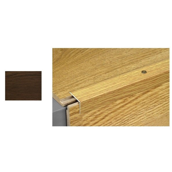 Профиль угловой ПУ03.дуб темный.0,9м