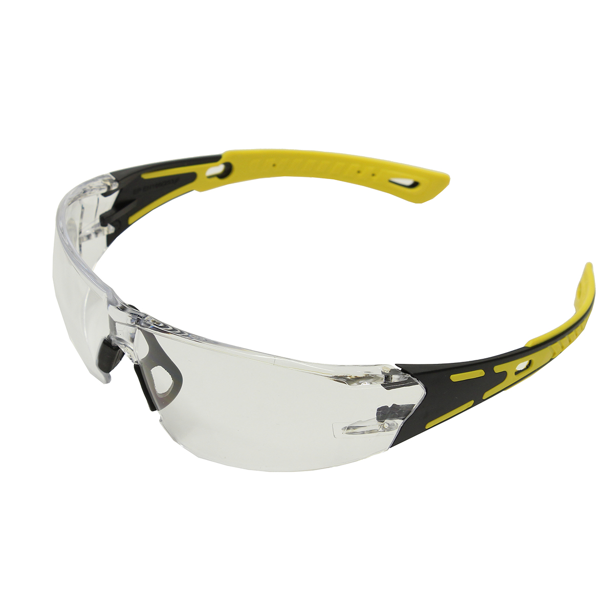 Очки защитные открытые, поликарбонатные, прозрачная линза, 2х комп.дужки// Denzel