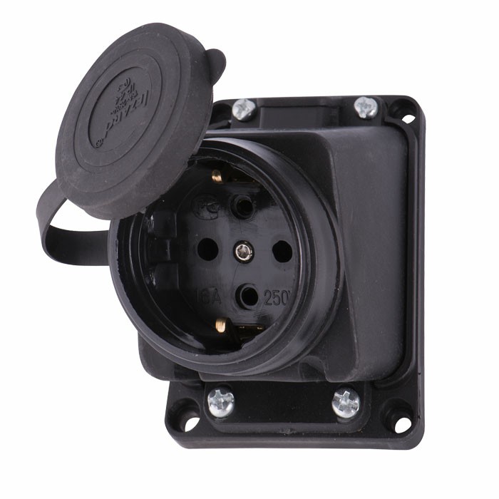 LEZARD 106 0400 0103 Розетка прямая 2Р+РЕ 1*16А