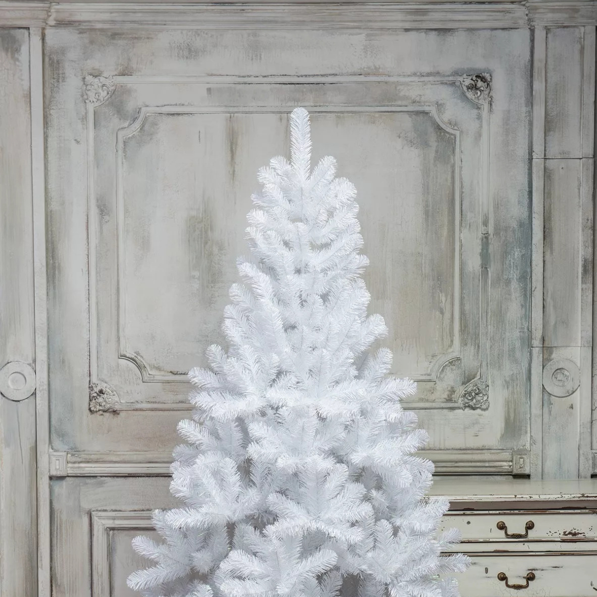 Елка искусственная Радужная белоснежная 210 см пвх 17210 ЕТ