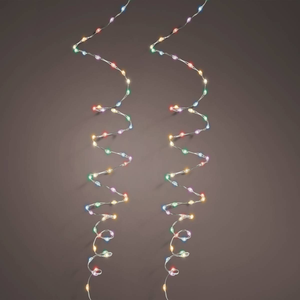 Микрогирлянда 159 см мультиколор 1,6 см м/у лампочками (3хАА в кпл.не входят) 483829 Kmg