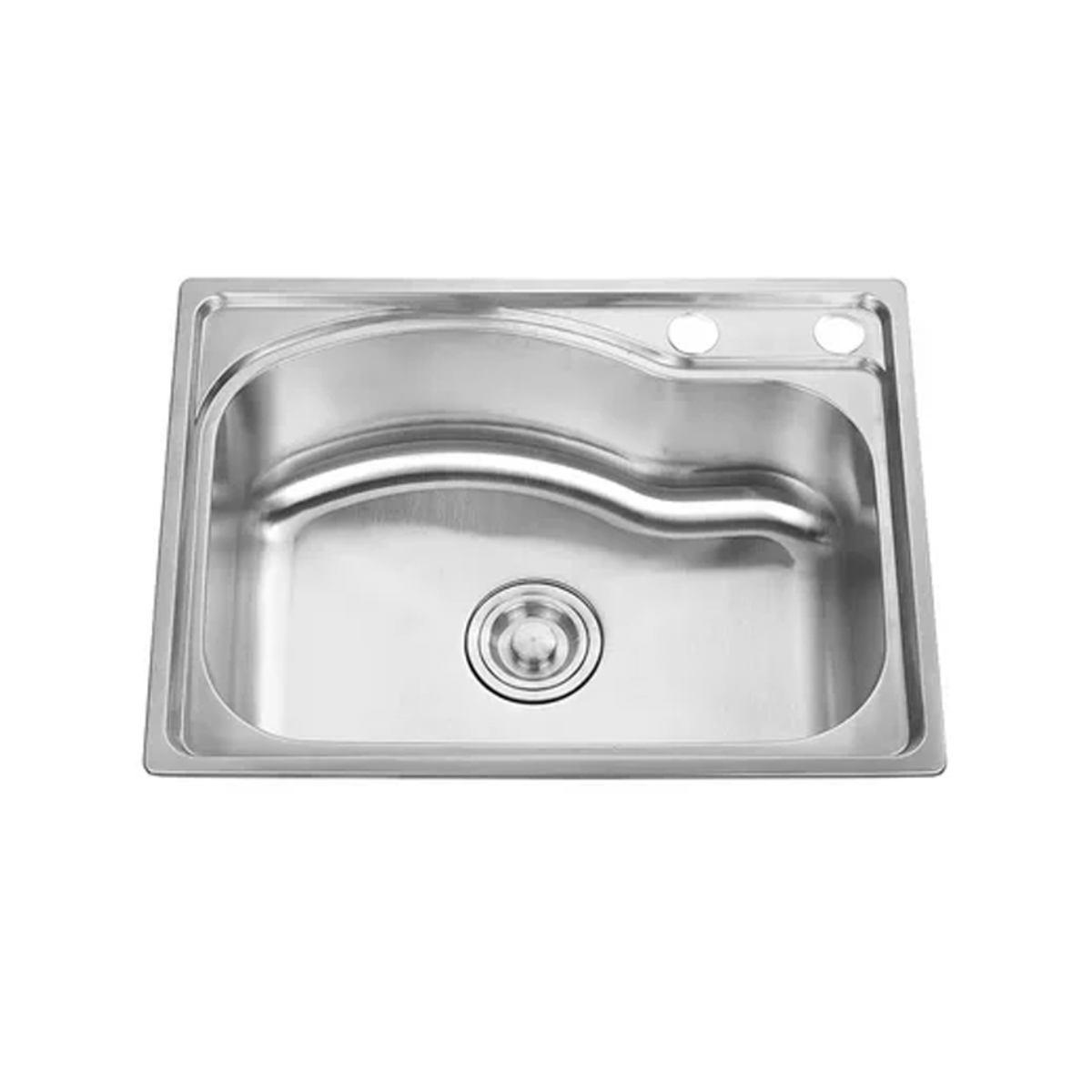 Мойка ZEUS 5848-Е 58*48*18 (0.6) прямоугольная правая "В"