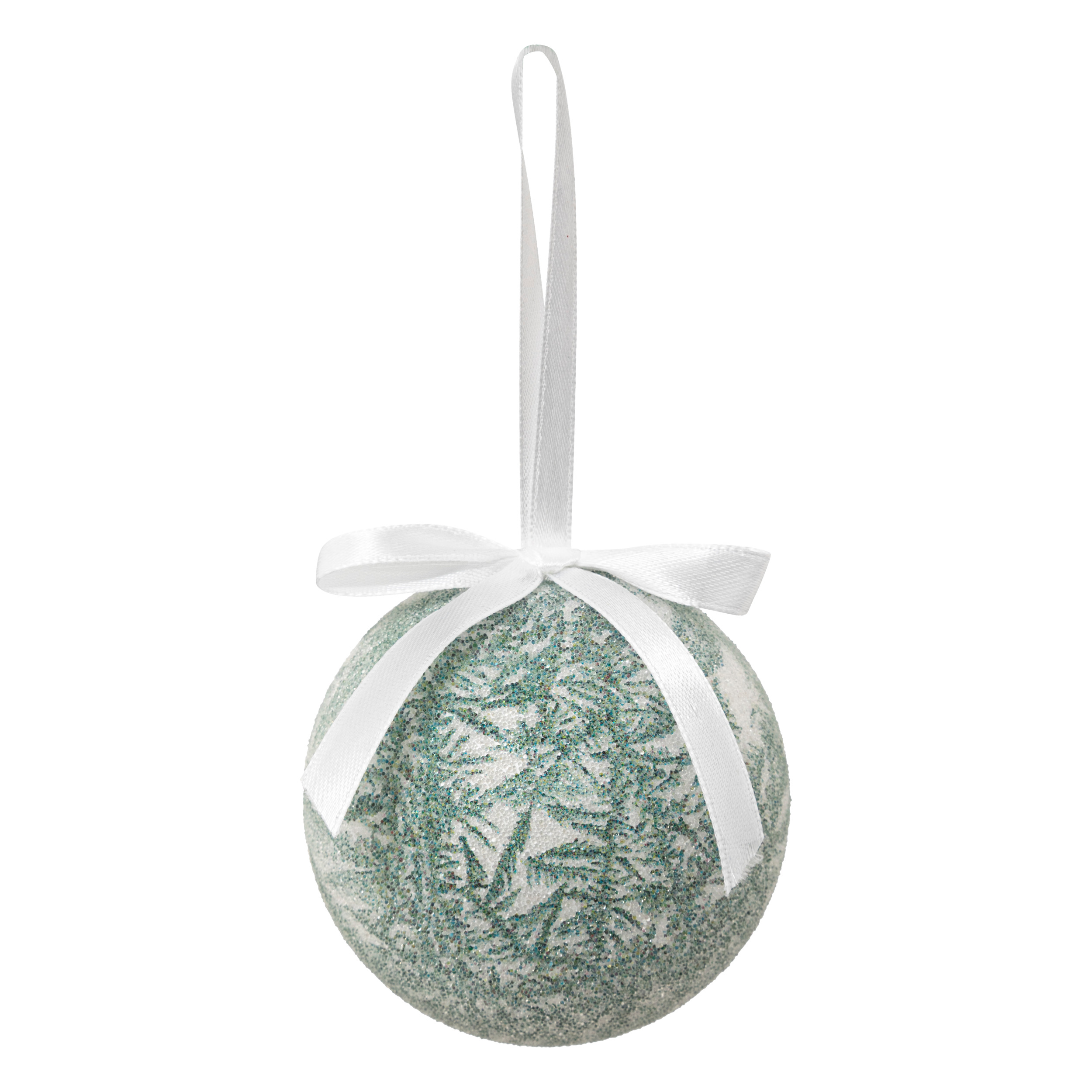 Шар елочный Atmosphera 7,5 Зимний иней 198567