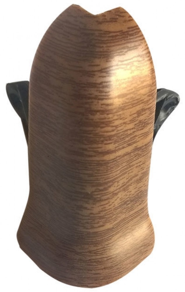 Угол наружный (комплект) для плинтуса 67мм "Идеал Элит" 291 / Орех