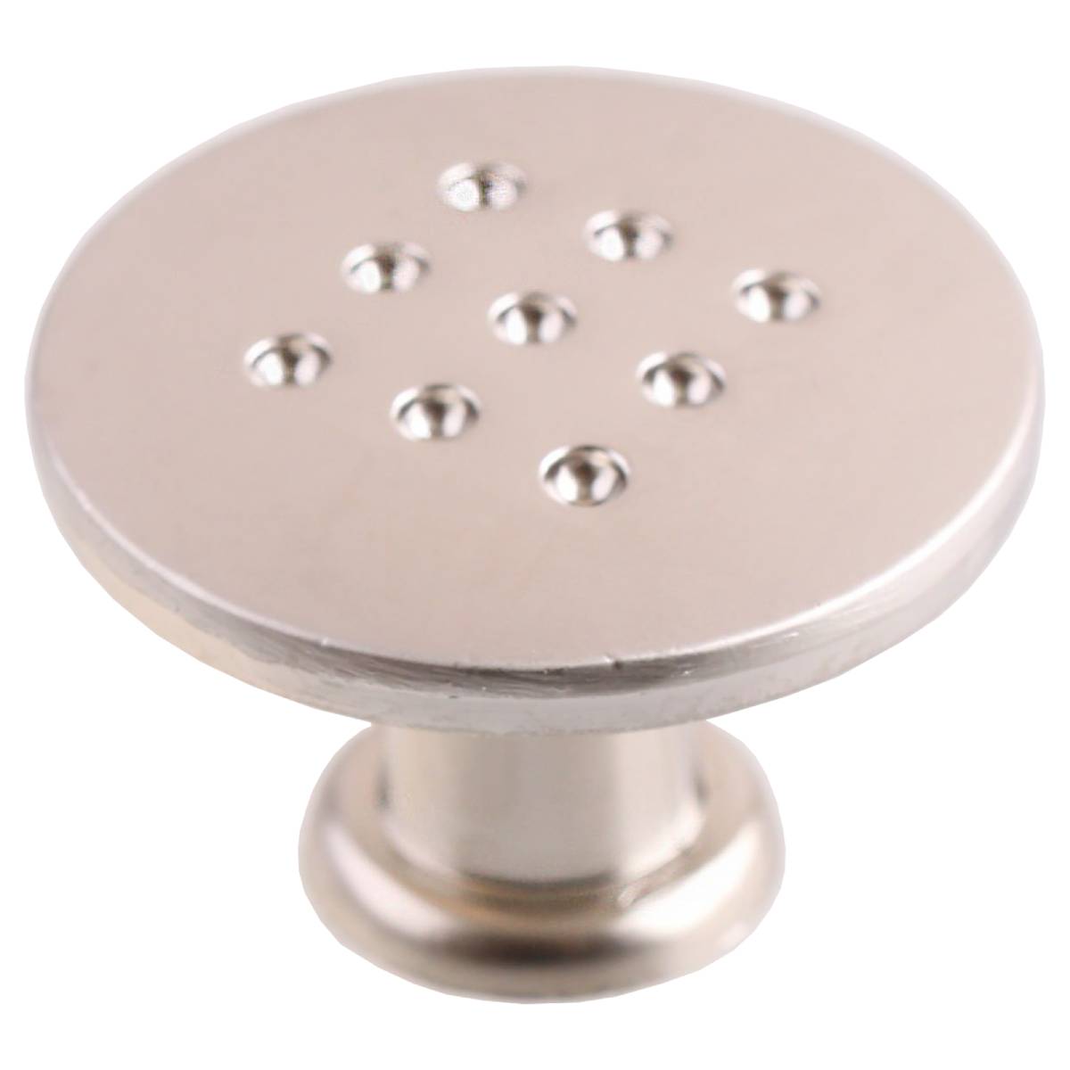 Ручка кнопка перф.круг (сатин 1 шт) Ручка кнопка перф.круг (сатин 1 шт)