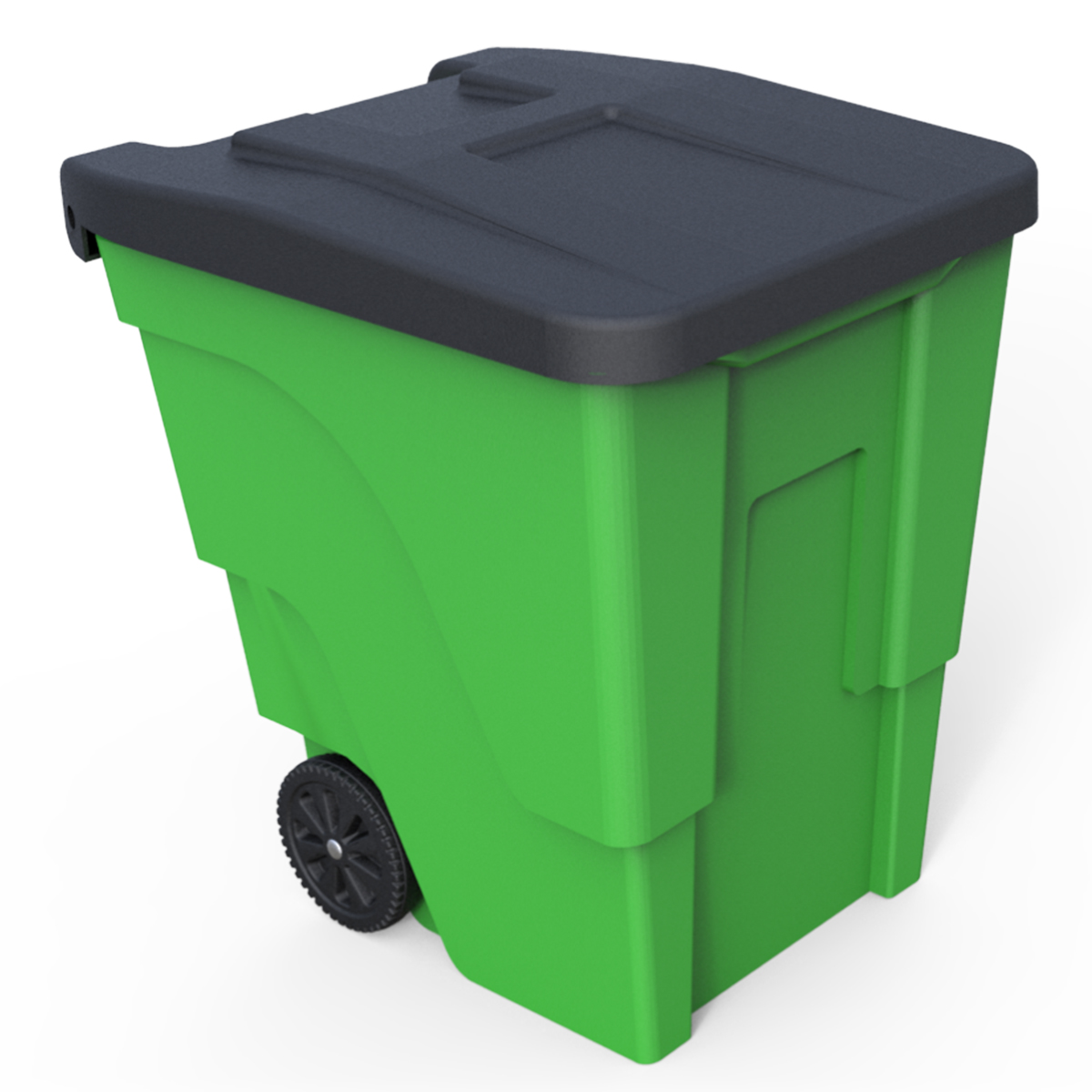 Бак мусорный 240 л. KSC STOCK на колесах, ударопрочный пластик 40-434