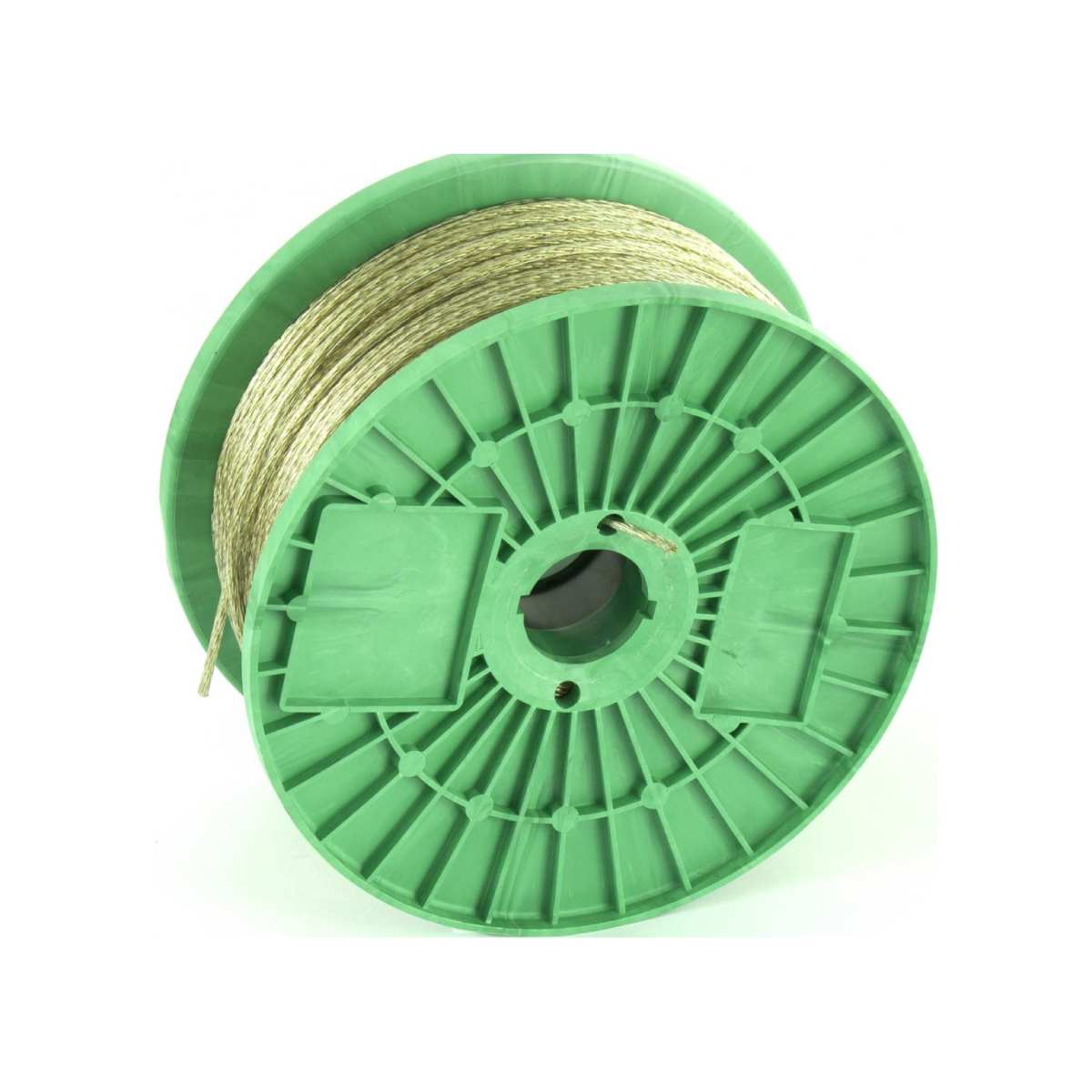 Трос металлополимерный  прозрачный ПР-3.0, (3мм толщина, катушка 200м.п.) // СИБРТЕХ