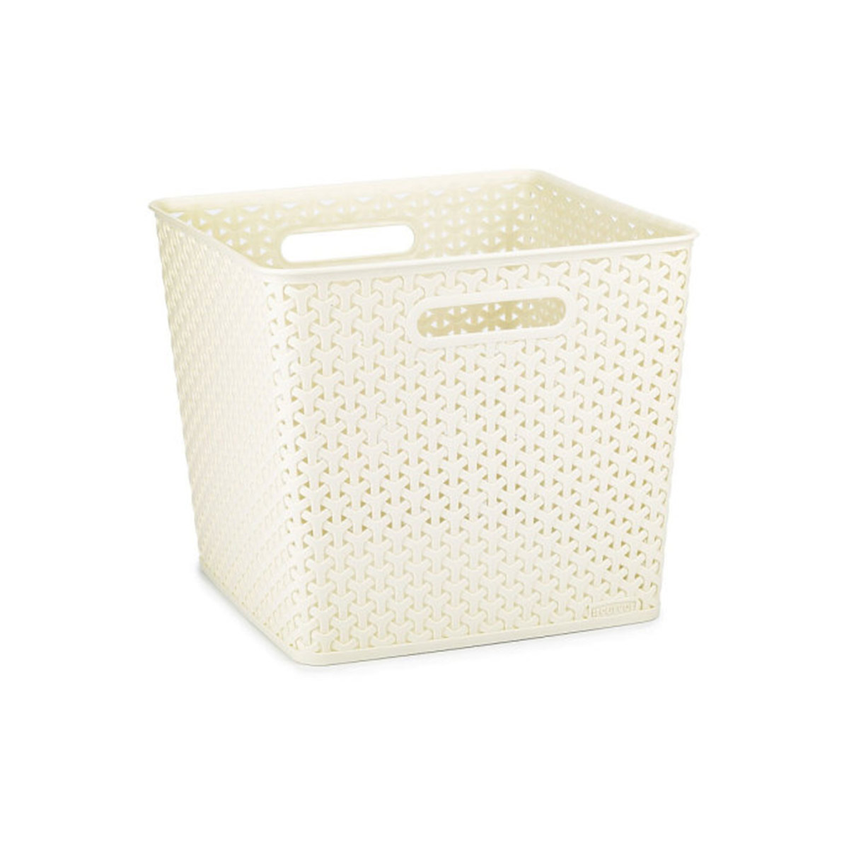 Коробка Curver MY STYLE для хранения квадратная L 25л кремовая