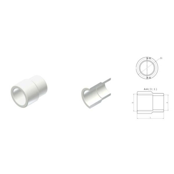 Муфта ПП 32 белый