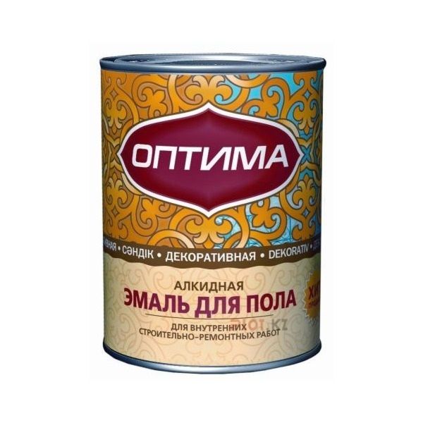 Эмаль Оптима для пола терракотовая 2,6 кг