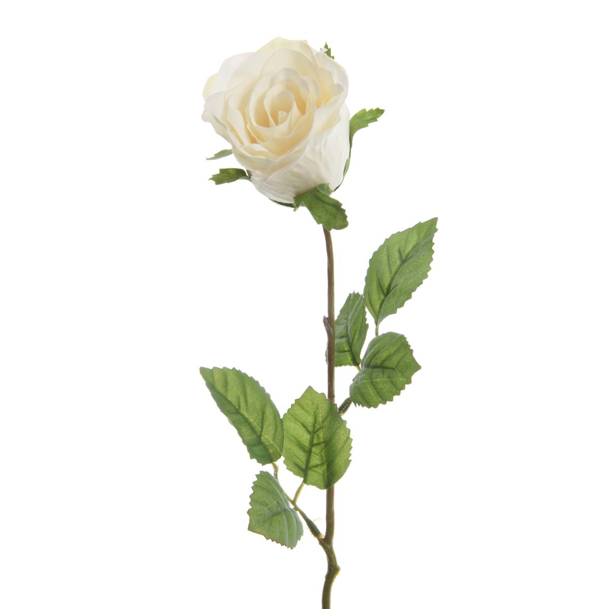 Ветка искусственная Роза 45 см кремовый 800722 Kmg